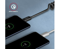 Axagon Kabel BUCM-CM10TB TWISTER USB-C 0.6 m - 1485426 - zdjęcie 2